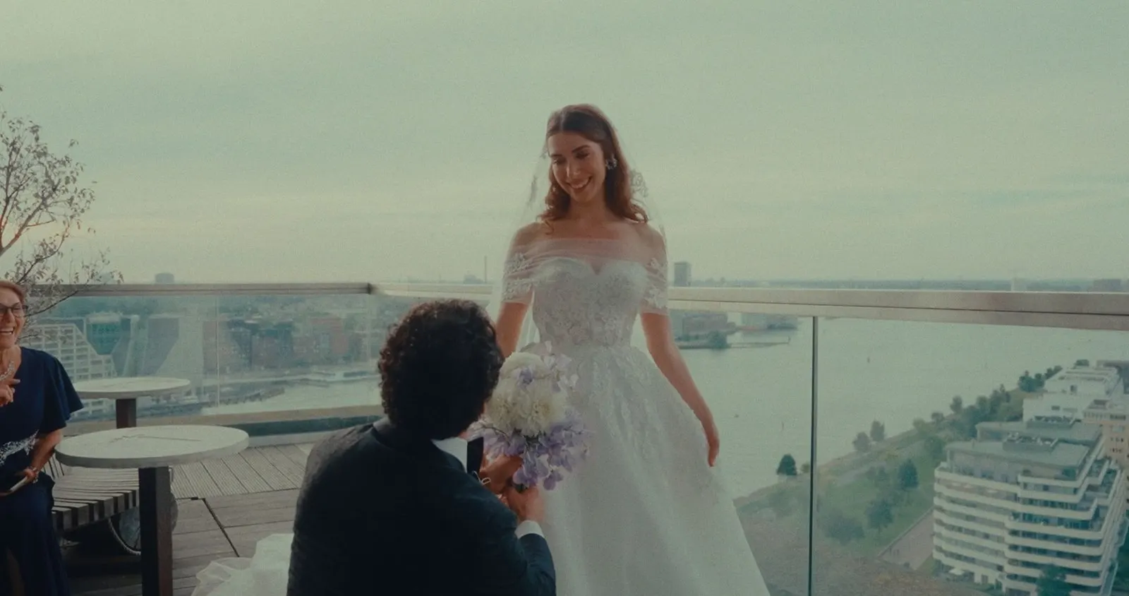 Disco wedding at the Amsterdam Tower